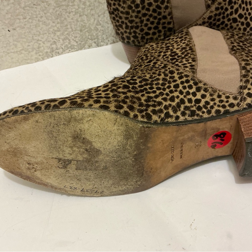 Golden Goose Brown Leopard Heeled Boots - Picture 5 of 10